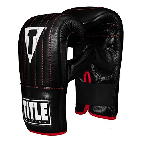 TITLE Boxing Pro Leather Speed Bag Gloves 3.0