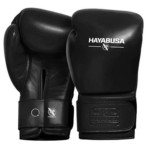 Hayabusa Pro Leather Hook and Loop Boxing Gloves