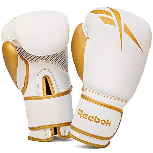 Reebok Boxing Gloves - Gold/White