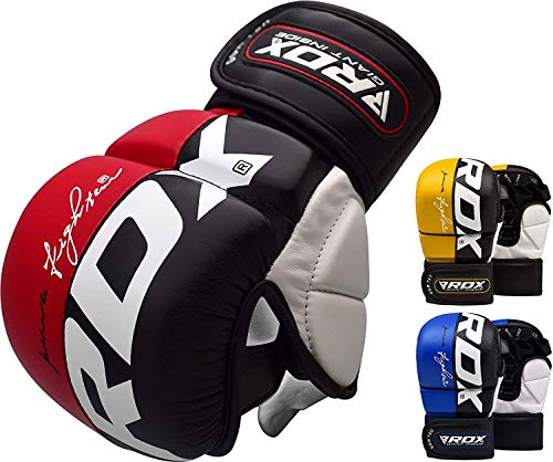 RDX Maya Hide Leather Grappling MMA Gloves